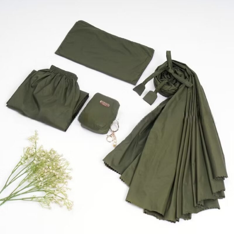 Prayer Dress Set Safar for Travel Green Army